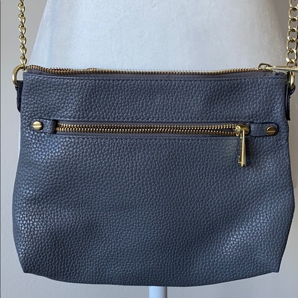 A New Day - Gray vegan leather crossbody purse - Picture 3 of 7